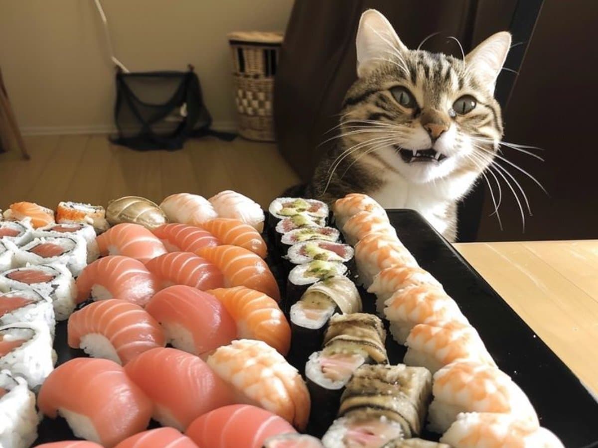 Plano ilimitado de sushi de pepino para a noiva e temaki de salmão para o noivo
